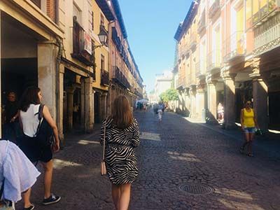 Gasse in Madrid